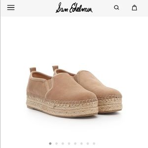 Sam Edelman Oatmeal Suede Sneaker